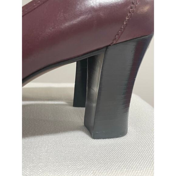 Etienne Aigner Burgundy Heels - Picture 6 of 11